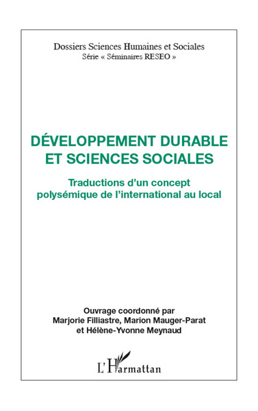 Picture of Développement durable et sciences sociales