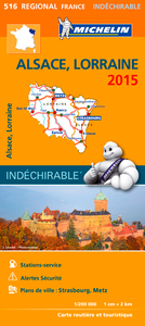 Picture of CARTE REGIONALE ALSACE, LORRAINE 2015