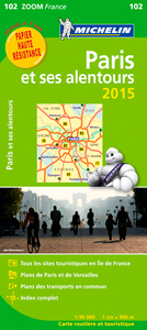 Picture of CARTE ZOOM PARIS ET SES ALENTOURS 2015