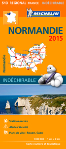 Picture of Carte Régionale Normandie 2015