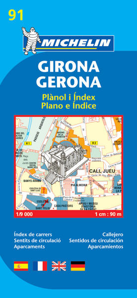 Picture of Plan Girona / Gerona - Plànol i Index / Plano e Indice