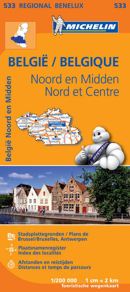 Picture of Carte Régionale Noord-en Midden-Belgie / Belgique Nord et Centre