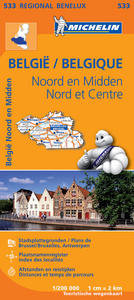 Picture of Carte Régionale Noord-en Midden-Belgie / Belgique Nord et Centre