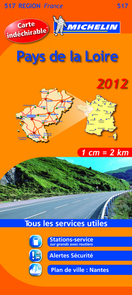 Picture of CARTE ROUTIERE 517 PAYS DE LA LOIRE 2012