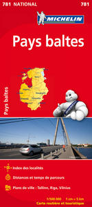 Picture of Carte Nationale Pays Baltes / Baltische Landen