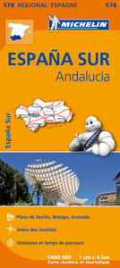 Picture of Carte Régionale Espagne Sud : Andalucia