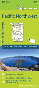Picture of Carte Zoom Pacific Northwest, Pacifique Nord-Ouest