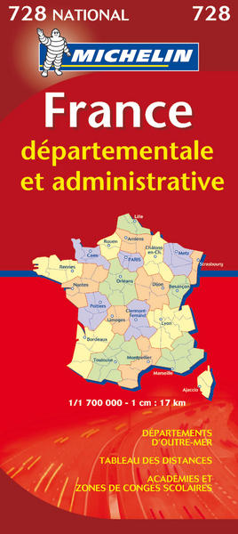 Picture of CN 728 FRANCE DEPARTEMENTALE ET ADMINISTRATIVE