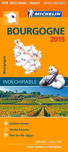 Picture of CARTE REGIONALE BOURGOGNE 2015