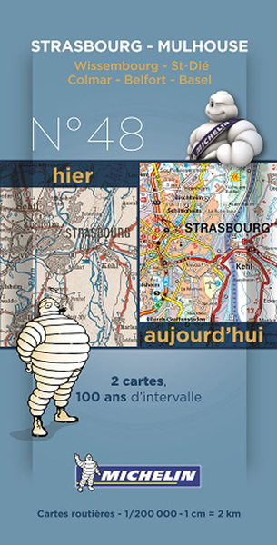 Picture of CARTE HISTORIQUE STRASBOURG MULHOU