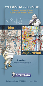 Picture of CARTE HISTORIQUE STRASBOURG MULHOU