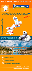 Picture of CARTE REGIONALE LANGUEDOC-ROUSSILLON 2015