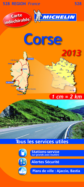 Picture of CARTE ROUTIERE 528 CORSE HR 2013