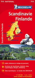 Picture of Carte Nationale Scandinavie, Finlande / Scandinavie, Finland