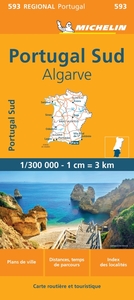 Picture of Carte Régionale Portugal Sud : Algarve