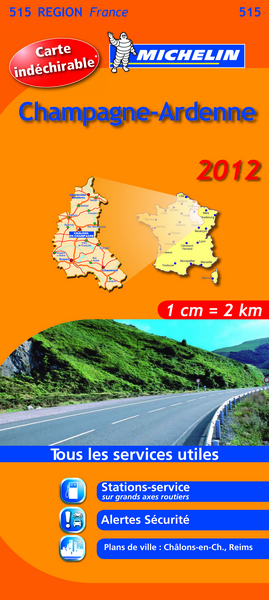 Picture of CARTE ROUTIERE 515 CHAMPAGNE ARDENNE HR 2012