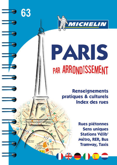 Picture of PARIS PAR ARRONDISSEMENT - PLAN ATLAS (SPIRALE)