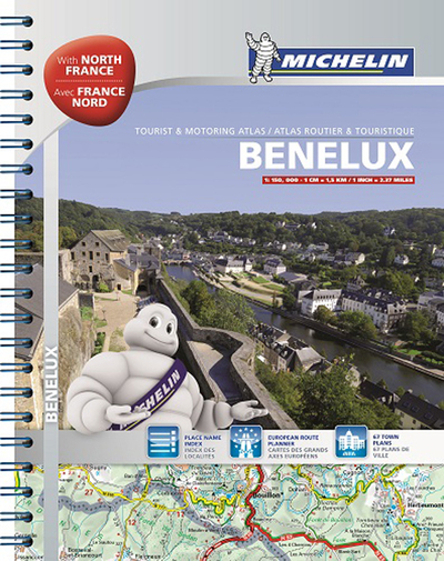 Picture of Atlas Benelux & North of France / Benelux et France Nord  - Tourist and Motoring Atlas / Atlas Routi