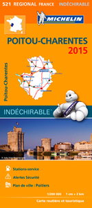 Picture of CARTE REGIONALE POITOU CHARENTES 2015