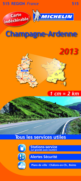 Picture of CARTE ROUTIERE 515 CHAMPAGNE ARDENNE HR 2013