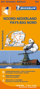 Picture of Carte Régionale Noord-Nederland / Pays-Bas Nord