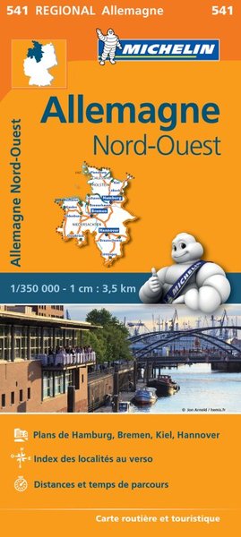 Picture of Carte Régionale Allemagne Nord-Ouest