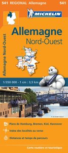 Picture of Carte Régionale Allemagne Nord-Ouest