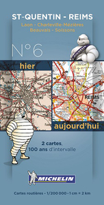 Picture of CARTE HISTORIQUE ST-QUENTIN REIMS