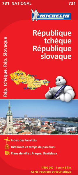 Picture of Carte Nationale Tchéquie, Slovaquie / Czechia, Slovakia