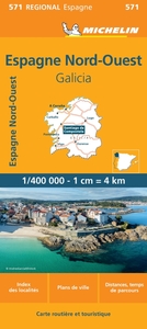 Picture of Carte Régionale Espagne Nord-Ouest, Galicia