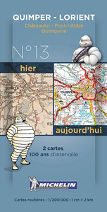 Picture of CARTE HISTORIQUE QUIMPER LORIENT