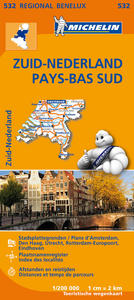 Picture of Carte Régionale Zuid-Nederland / Pays-Bas Sud