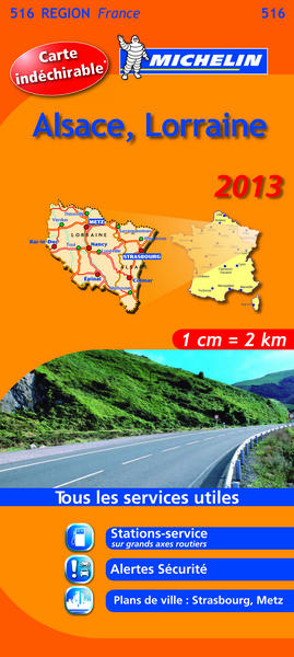 Picture of CARTE ROUTIERE 516 ALSACE LORRAINE 2013