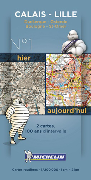 Picture of CARTE HISTORIQUE CALAIS LILLE