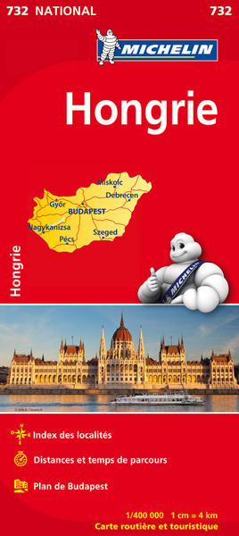 Picture of Carte Nationale Hongrie / Hongarije