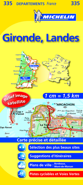 Picture of Carte Départementale Gironde, Landes