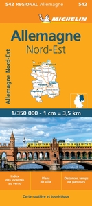 Picture of Carte Régionale Allemagne Nord-Est
