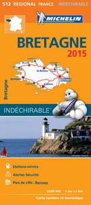 Picture of CARTE REGIONALE 512 BRETAGNE 2015