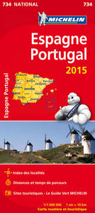 Picture of CARTE NATIONALE ESPAGNE, PORTUGAL 2015