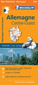 Picture of Carte Régionale Allemagne Centre-Ouest
