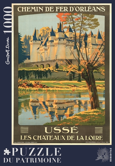 Image de CHATEAU D'USSE PAR CONSTANT DUVAL - 22H - PUZZLE 1000 PIECES