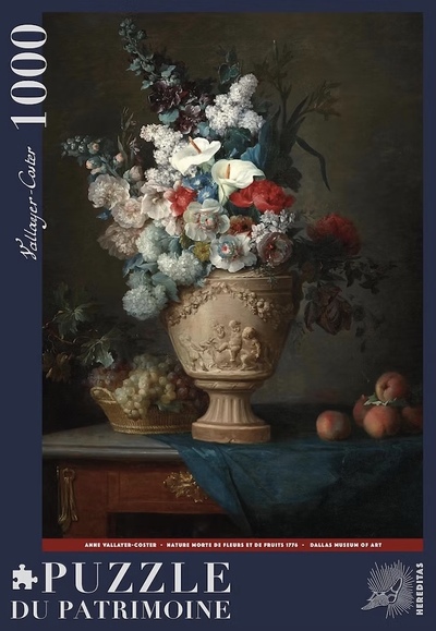 Image de NATURE MORTE DE FLEURS PAR ANNE VALLAYER-COSTER - 12H -PUZZLE 1000 PIECES
