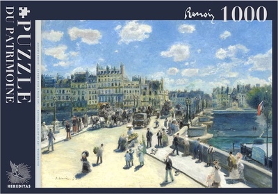 Image de LE PONT NEUF A PARIS PAR AUGUSTE RENOIR - 16H -PUZZLE 1000 PIECES
