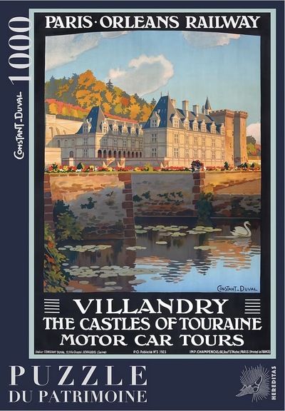 Picture of Puzzle 1000 pièces - Château de Villandry par Constant-Duval