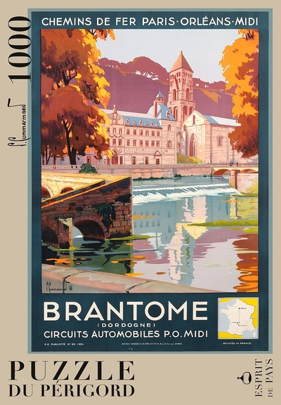 Picture of BRANTOME PAR PIERRE CAMMARMOND - 13 - PUZZLE 1000 PIECES