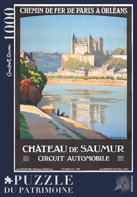 Image de CHATEAU DE SAUMUR PAR CONSTANT-DUVAL - 26H - PUZZLE 1000 PIECES