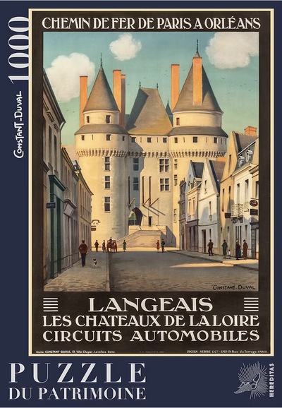 Image de CHATEAU DE LANGEAIS PAR CONSTANT DUVAL - 9H - PUZZLE 1000 PIECES