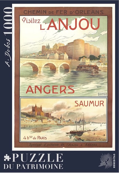 Picture of Puzzle 1000 pièces - Angers Saumur par Dubos