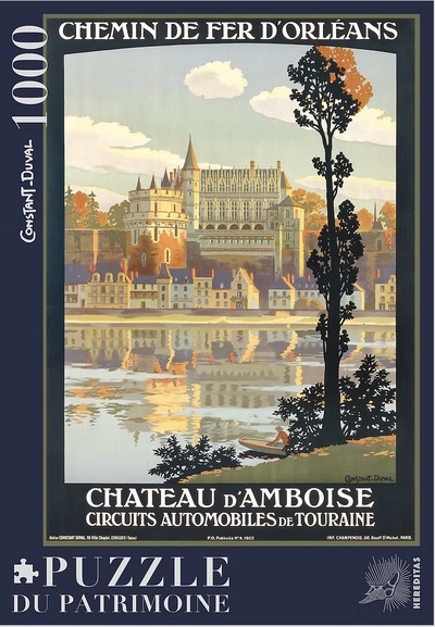 Picture of Puzzle 1000 pièces - Château d'Amboise par Constant-Duval