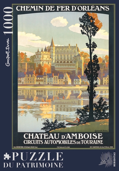 Image de CHATEAU D'AMBOISE PAR CONSTANT-DUVAL - 30H - PUZZLE 1000 PIECES